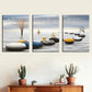 3pcs  lake abstract animal scenery decor  Metal Print Ready to Hang Art