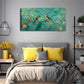 Birds On Golden Branches Wall Art canvas office home room framed 120x60cm