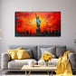 Sunset Of Lady Liberty Wall Art Canvas Office Home Room Framed 80x45cm