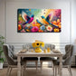 A Flock Of Flying Birds Wall Art Canvas Office Home Room Framed 80x45cm