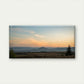 Sunset Mountain Landscape Wall Art Canvas Office Home Framed 80x45cm