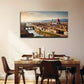 Victorian Cityscape Wall Art Canvas Office Home Room Framed 80x45cm