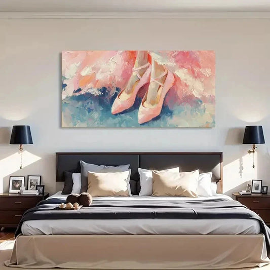 Bloom Aesthetic Décor Soft Wall Art Canvas Office Home Room Framed 120x60cm