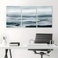 3pcs Teal Mountain Canvas Framed 40x60cm - High Quality Print 100% Australian Made Wall Canvas Ready to Hang