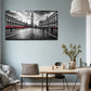 Road Urban Landscape Wall Art Canvas Office Home Room Framed 80x45cm