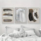 3pcs Nordic Minimalist Style Abstract Line Metal Print Ready to Hang Art