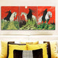 3pcs   Lady Liberty, Luxurious Contemporary Metal Print Ready to Hang Art