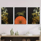 3pcs Light luxury Nordic gold line horse Metal Print Ready to Hang Art