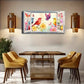 Three Colorful Birds Fluttering Wall Art Canvas Office Home Room Framed 120x60cm