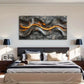 Vibrant Warm Glows Textured Wall Art Canvas Office Home Room Framed 120x60cm