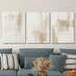 3pcs Abstract golden line outline Metal Print Ready to Hang Art