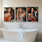 3pcs Enchanting Nature and Beauty Floral Perfect Wall Art Set Canvas Framed 40x60cm - High Quality Print 100% Australian Made Wall Canvas Ready to Hang