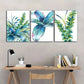 3pcs Stylish Leaves Poster Botanical Art Metal Print Ready to Hang Art