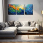 3pcs   Abstract Sea Water Wall Art Set Canvas Framed 40x60cm - High Quality Print 100% Australian Made Wall Canvas Ready to Hang