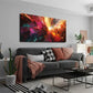 The Colors Burst Out Explosion Wall Art Canvas Office Home Room Framed 120x60cm