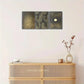 3pcs , Golden dots decorative poster, abstract art Metal Print Ready to Hang Art