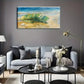 Leaf Falling on the Beach Wall Art Canvas Office Home Room Framed 120x60cm