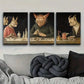 3pcs  In the Creative Studio Classic Modern Metal Print Ready to Hang Art