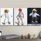 3pcs Evil Pumpkin Skateboard Metal Print Ready to Hang Art