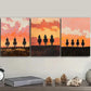 3pcs Free cowboy Art Painting Metal Print Ready to Hang Art