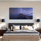 Milky Way Over Badlands Wall Art Canvas Office Home Room Framed 120x60cm