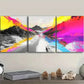 3pcs Rivers of rainbow colors Wall Art Set Canvas Framed 40x60cm - High Quality Print 100% Australian Made Wall Canvas Ready to Hang