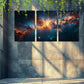 3pcs Space Nebula Starry Sky Canvas Framed 40x60cm - High Quality Print 100% Australian Made Wall Canvas Ready to Hang
