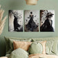 3pcs Dark Academy Aesthetic Metal Print Ready to Hang Art