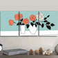 3pcs  Deco Modern Floral Canvas    Wall Art Set Canvas Framed 40x60cm - High Quality Print 100% Australian Made Wall Canvas Ready to Hang