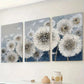 3pcs Dandelion Flower Abstract Floral Canvas Framed 40x60cm - High Quality Print 100% Australian Made Wall Canvas Ready to Hang
