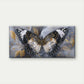 Black & Golden Butterfly Wall Art Canvas Office Home Room Framed 120x60cm