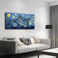 Sleeping Cat with Starry Night Wall Art Canvas Office Home Room Framed 120x60cm