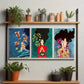 3pcs  Woman Abstract Printing, Flowers   Metal Print Ready to Hang Art