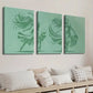 3pcs Ballet Dancing Girl Silhouette Illustration Wall Art Set Canvas Framed 40x60cm - High Quality Print 100% Australian Made Wall Canvas Ready to Hang