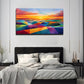 Abstract Colorful Earth Space Wall Art Canvas Office Home Room Framed 120x60cm