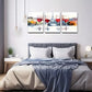 3pcs  Red Wine, Paris Tower, Decorations  Wall Art Set Canvas Framed 40x60cm - High Quality Print 100% Australian Made Wall Canvas Ready to Hang