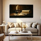 Antique Paper With Pen Design Wall Art Canvas Office Home Room Framed 120x60cm