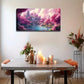 Enchanting Pink Trees Calm Lake Wall Art Canvas Office Home Room Framed 120x60cm