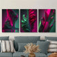 3pcs Liquid texture mural, minimalism, Metal Print Ready to Hang Art
