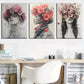 3pcs  Simple Style Prints with Women'S Faces   Wall Art Set Canvas Framed 40x60cm - High Quality Print 100% Australian Made Wall Canvas Ready to Hang