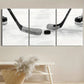 3pcs Lacrosse Baseball Sports Paintings Metal Print Ready to Hang Art