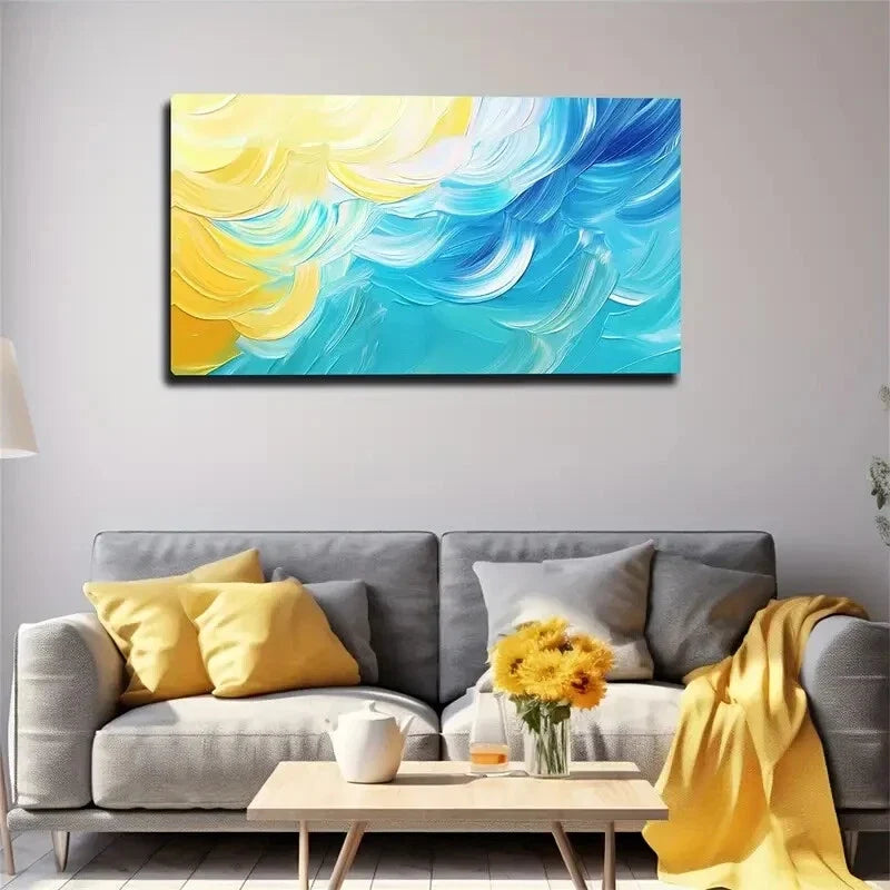 The Picture Is Mainly Composed Wall Art Canvas Office Home Room Framed 120x60cm