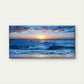 Blue Sky Clouds Modern Abstract Wall Art Canvas Office Home Room Framed 120x60cm