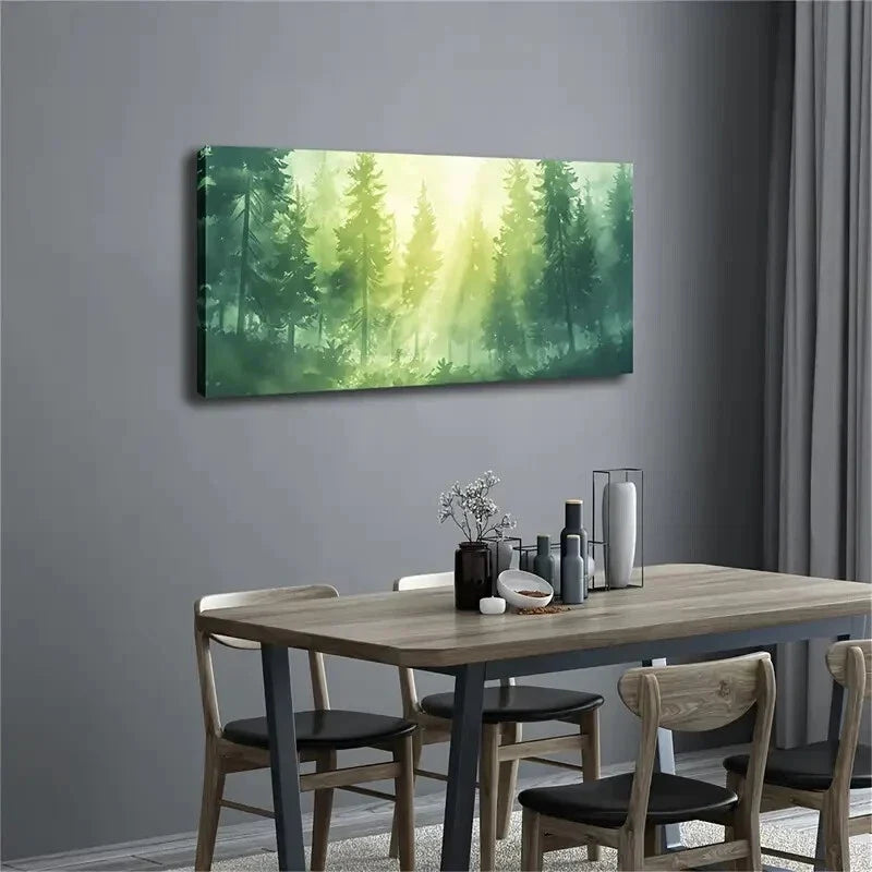 Scenes After The Morning Sun Wall Art Canvas Office Home Room Framed 120x60cm