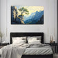 Rock Tree Perfect Wall Art Canvas Office Home Room Framed 80x45cm