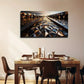 Abstract Road Wall Art Canvas Office Home Room Framed 80x45cm