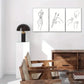 3pcs Tableware Chopsticks Knife Fork & Spoon Metal Print Ready to Hang Art