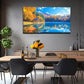 Clear Sky Calm Lake Reflecting Wall Art Canvas Office Home Room Framed 120x60cm