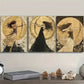 3pcs The girl with the bow and arrow Wall Art Set Canvas Framed 40x60cm - High Quality Print 100% Australian Made Wall Canvas Ready to Hang