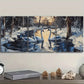 3pcs Elegant Swan Lake Scene, Metal Print Ready to Hang Art